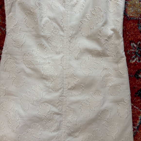 Zara Jacquared Dress, Halter, Cream, size small - Picture 7 of 8